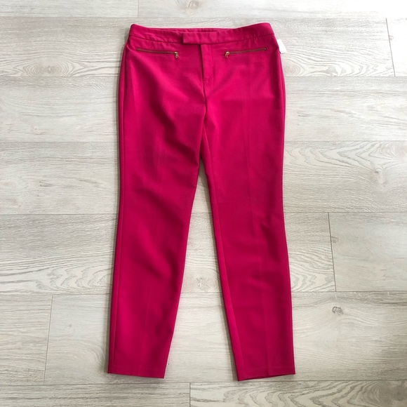 NWT Forever 21 Exclusive Zip-Pocket Skinny Ankle Stretch Trouser Pants - Picture 3 of 16